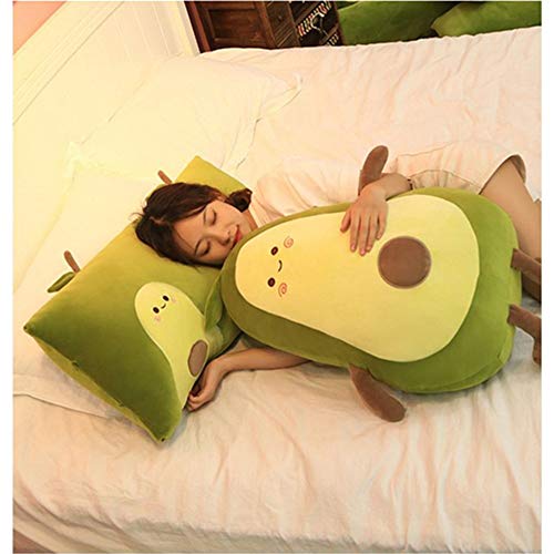 OUKEYI 15 Inch Snuggly Stuffed Avocado Fruit Soft Plush Toy Hugging Pillow Gifts for Kids, Girl, Boy, and FriendsBest Gift for Kids Christmas