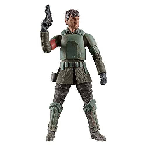 Star Wars Hasbro The Vintage Collection Din Djarin (Morak) Toy 9.5 CM Scale The Mandalorian Figure, Kids 4 and Up