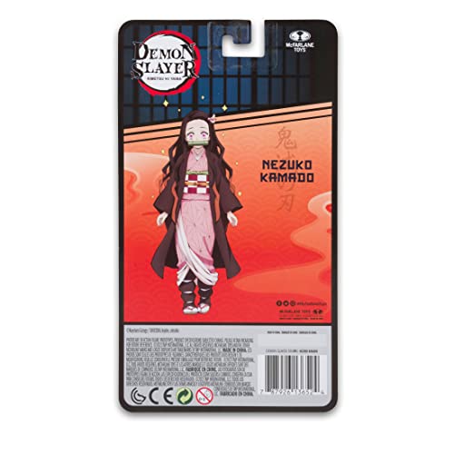 McFarlane Toys, Demon Slayer 5-inch Nezuko Kamado Action Figure, Netflix Demon Slayer Anime Series Toy - Ages 6+