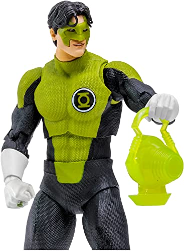 McFarlane Toys, 7-Inch DC Blackest Night Kyle Rayner Action Figure with 22 Moving Parts, Collectible DC Figure with Unique Collectible Character Card – Ages 12+