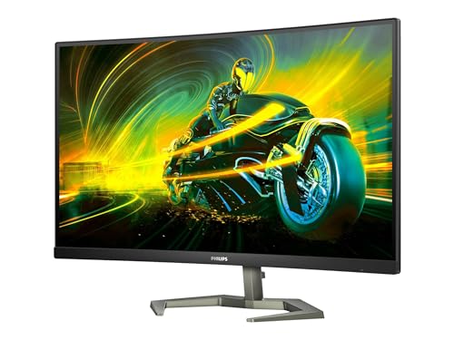 PHILIPS Evnia - 27M1C5500VL - 27 Inch QHD Curved Gaming Monitor, VA, 165Hz, 1ms, Smart Image HDR, Low input lag, Titl, VESA 100 (2560 x 1440 @ 165Hz, 250 cd/m² HDMI 2.0 / DP 1.4)