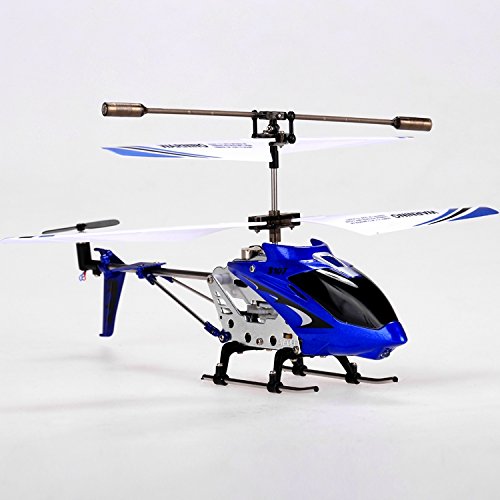 Syma S107G 3.5 Channel 3CH Mini Metal Remote Control RC Helicopter Blue