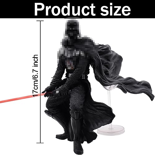 Hilloly The Black Series Toy Collectible with Fun Characters Statue Figure Toys Gift for fan Toys for Kids Ages 4 and Up （17 CM ）