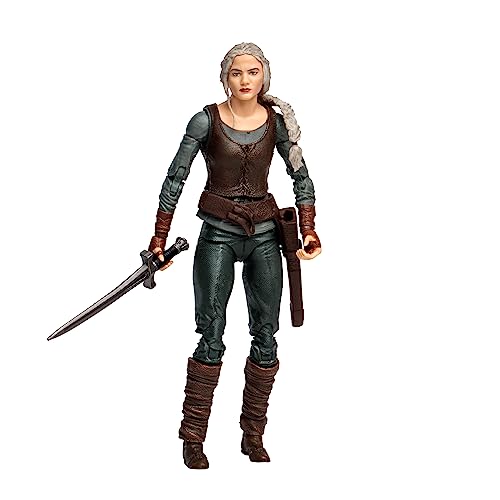 McFarlane Toys, The Witcher Ciri & Geralt of Rivia (Season 3) 7in Action Figure 2pk, Ages 12+