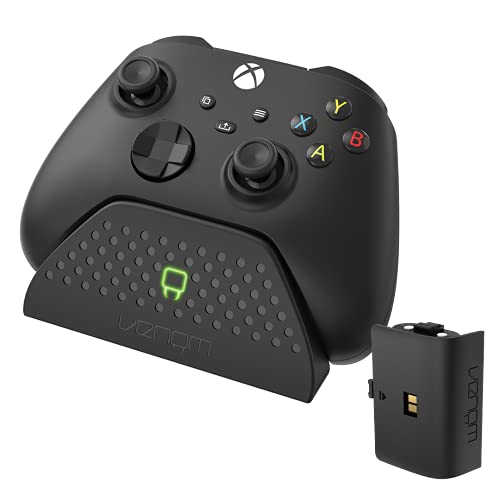 Venom Charging Dock with Rechargeable Battery Pack - Black (Xbox Series X & S/Xbox One)