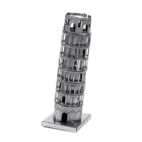 Metal Earth Leaning Tower of Pisa 3D Metal Model Kit Bundle with Tweezers Fascinations