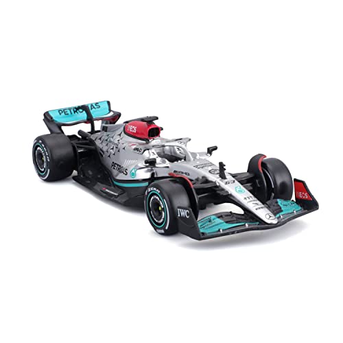 Bburago B18-38065R Formula 1 MB W13 E Performance F1 (2022) Russell 1:43 Scale Die-Cast Collectible Race Car, Assorted Colours