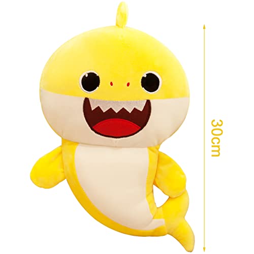 Ksopsdey 30CM Shark Doll,Shark Plush Toy,Shark Figures Plush,Cartoon Animals Plush Figure Collection,Shark Plush Doll Plush Gifts,Deep Sea Giant Soft Doll For Boys And Girls And Game Lovers