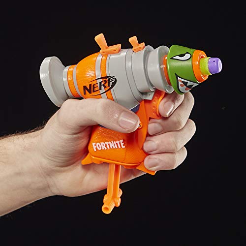 Nerf Fortnite RL MicroShots Dart-Firing Toy Blaster and 2 Official Elite Darts For Kids, Teens, Adults