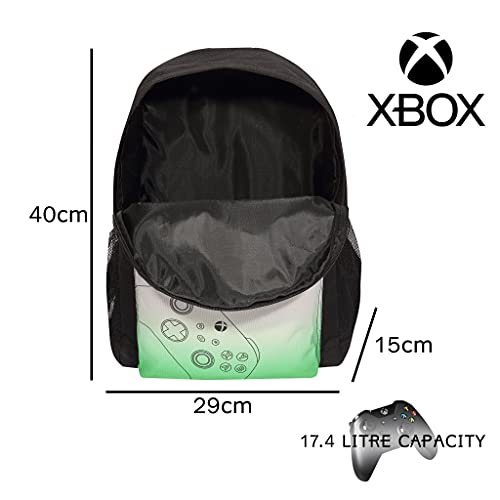 Popgear Xbox Controller Backpack, Kids, One Size, Green/Black, Official Merchandise