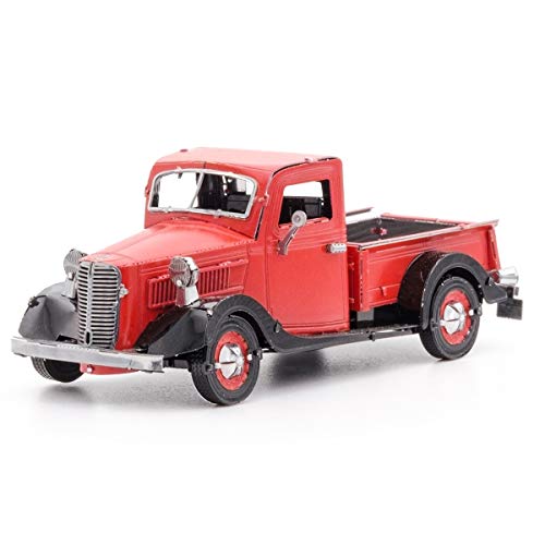 Fascinations Metal Earth 1937 Ford Pickup 3D Metal Model Kit Bundle with Tweezers