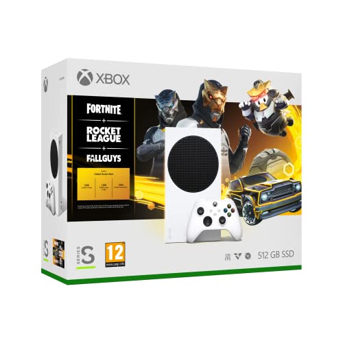 Xbox Series S with Free Content + Digital Credits for Fortnite, Rocket League and Fall Guys