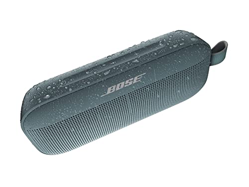 Bose SoundLink Flex Bluetooth Portable Speaker, Wireless Waterproof Speaker for Outdoor Travel—Stone Blue