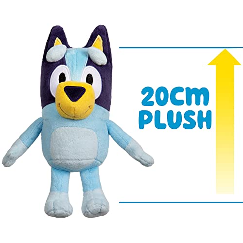 Giochi Preziosi BLY06100 BLY06100 - Bluey Soft Plush Toy - 20 cm Tall - Just Like Cartoon - For Children 3 Years Old, Colourful