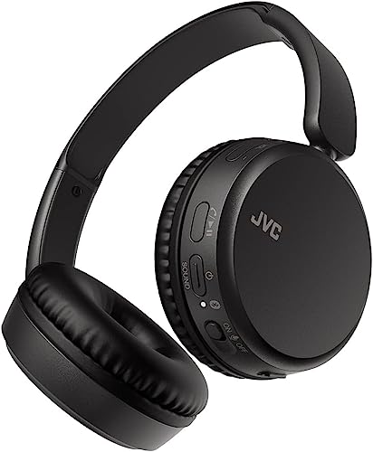 JVC HA-Z37W-A Wireless Bluetooth On Ear Headphones, 35 hours listening time (Blue)