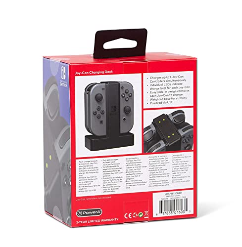 PowerA Charging Station for Nintendo Switch Joy Con Controllers - Nintendo Licensed