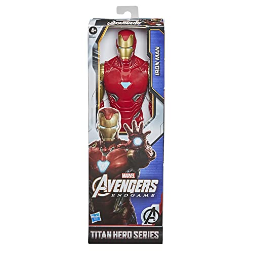 Marvel Avengers Titan Hero Series Collectible 30CM Iron Man Action Figure, Toy For Ages 4 and Up