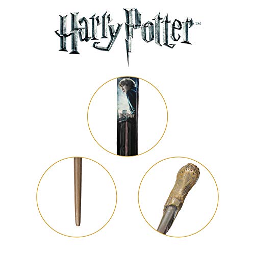 The Noble Collection - Ron Weasley Wand In A Standard Windowed Box - 14in (36cm) Wizarding World Wand - Harry Potter Film Set Movie Props Wands