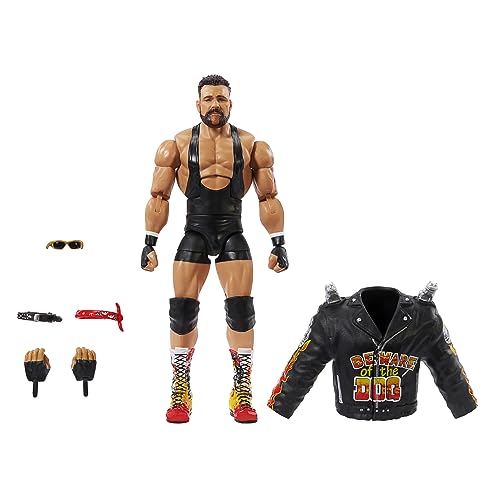 Mattel WWE Rick Steiner Elite Collection Action Figure with Accessories, Articulation & Life-Like Detail, Collectible Toy, 6-Inch, (HKP08)