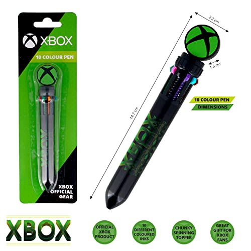 Xbox Multi Colour Pen | Writing Pens | Novelty Pen | Coloured Pens | Colouring Pens | Stationery Supplies | Xbox Stationery