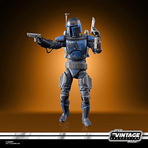 Star Wars Hasbro The Vintage Collection Mandalorian Death Watch Airborne Trooper Toy 3.75-Inch-Scale The Clone Wars, Multicolor, (F5630)