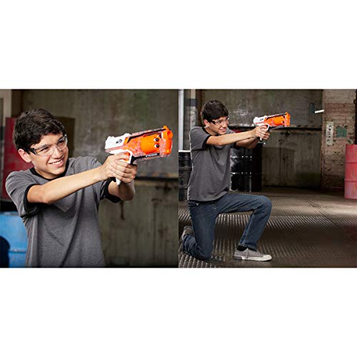 NERF E5753 Strongarm Clear Foam Blaster, One Size