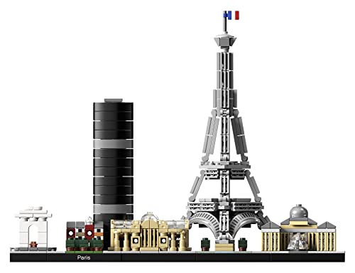 LEGO 21044 Architecture Paris Model Building Set for Adults with Eiffel Tower and The Louvre Model, Skyline Collection, Office Home Décor, Collectible Gift Idea for Women, Men, Her or Him