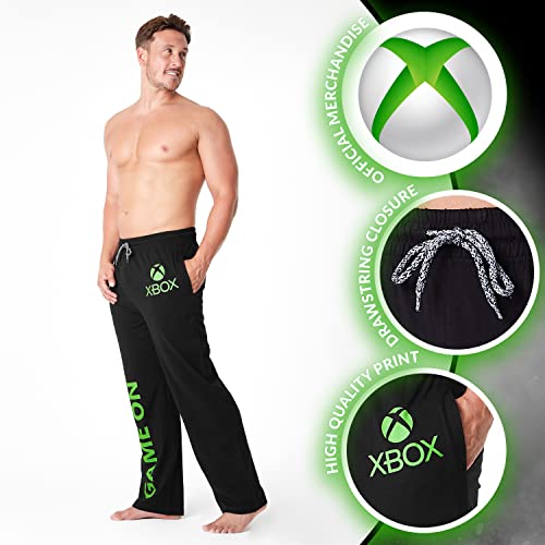 Xbox Pyjama Bottoms for Men (Black, M)