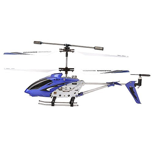 Syma S107G 3.5 Channel 3CH Mini Metal Remote Control RC Helicopter Blue