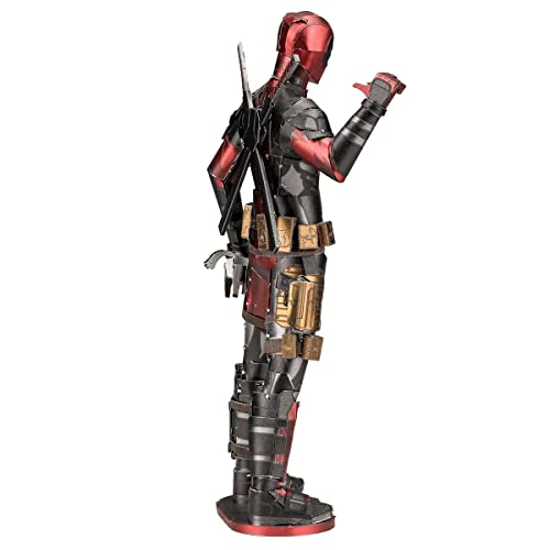 Metal Earth Fascinations Marvel Deadpool 3D Metal Model Kit Bundle with Tweezers