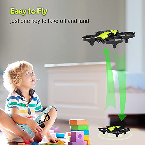 Loolinn | Drone for kids with camera- Mini Drone, FPV Real-Time Transmission Photos and Videos | Adjustable camera, RC Quadcopter with Three Batteries (Gift idea)