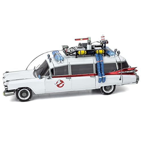 Metal Earth 3D Puzzle Car Ecto-1 Ghostbusters Metal Puzzle Building Moderate Level 16 x 5 x 6 cm