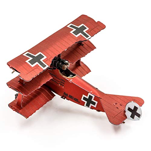 Metal Earth Fokker DR.1 Triplane 3D Laser Cut Miniature Model Plane Kit MMS210