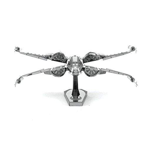 Metal Earth Star Wars Poe Dameron's X-Wing Fighter 3D Metal Model Kit Bundle with Tweezers Fascinations