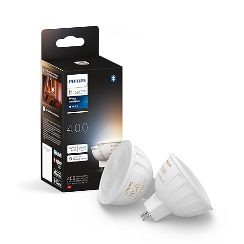 Philips Hue LED Smart Light spot - warm to cool white light - 2 pack - MR16