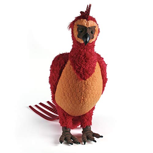 The Noble Collection Harry Potter Fawkes Collector's Plush - Officially Licensed 14in (35cm) Red & Gold Phoenix Plush Toy Dolls Gifts