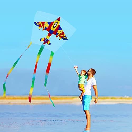 Xiuyer Kite For Kids And Audlts,4 Pcs Butterfly Plane Beginner Kites For Kids And Audlts Easy To Assemble And Fly Good For Beach And Summer Outdoor Toy With 4 Pcs 100m String And Swivel