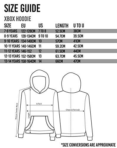 Xbox Hoodie For Boys & Girls | Kids Green Silver Game Flip Sequin Hooded Sweater | Childrens Gamers Jumper Clothing Merchandise 12-13 Years