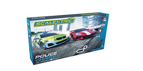 Scalextric C1433P 1:32 Police Chase Set - Slot Car, Racetrack, Car for Racetrack, Racing Car