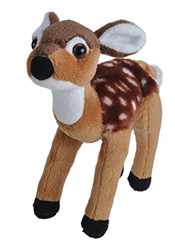 Wild Republic Fawn Plush Soft Toy, Cuddlekins Cuddly Toys, Gifts for Kids 20cm