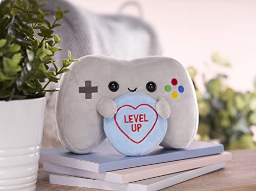 Swizzels 38021 Love Hearts 18CM (7-inches) Video Game Controller Level Up Plush Soft Toy