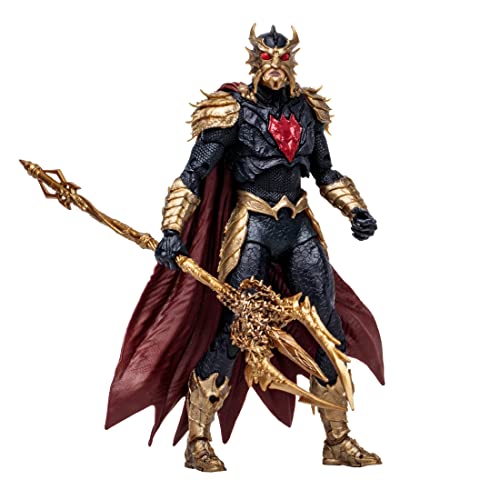 McFarlane Toys DC Direct Page Punchers Ocean Master 7-Inch Action Figure - Incredibly Detailed Rival of Aquaman with Ultra Articulation, Trident, Comic, and Collectible Art Card