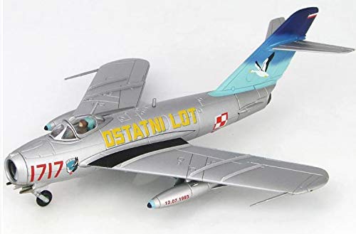 Hobby Master LIM-5 MIG-17F 45th Flight Test Team Polish Air Force 1717 July 1993 1/72 diecast plane model aircraft