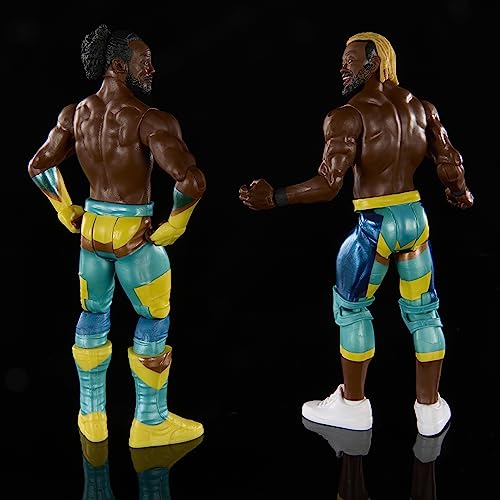 WWE Action Figure Battle Pack 2 Pack with WWE Championship Title Championship Showdown The New Day Kofi Kingston & Xavier Woods, HLL79