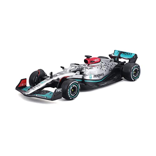 Bburago B18-38065R Formula 1 MB W13 E Performance F1 (2022) Russell 1:43 Scale Die-Cast Collectible Race Car, Assorted Colours