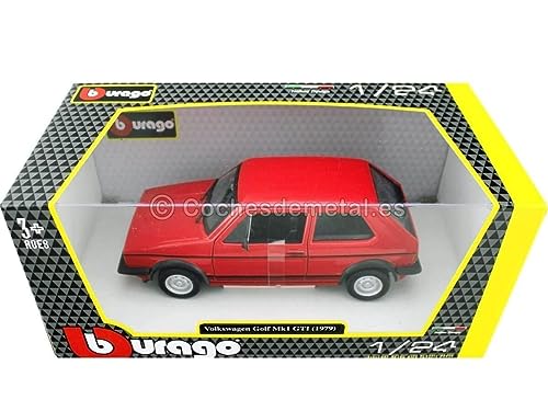 Bburago -1/24 Golf GTI MK1 1979 Car, 18-21089, Assorted Color