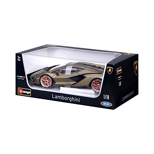 Bburago B18-11046 Lamborghini Sian FKP 37 1:18, Assorted Colours, one Size