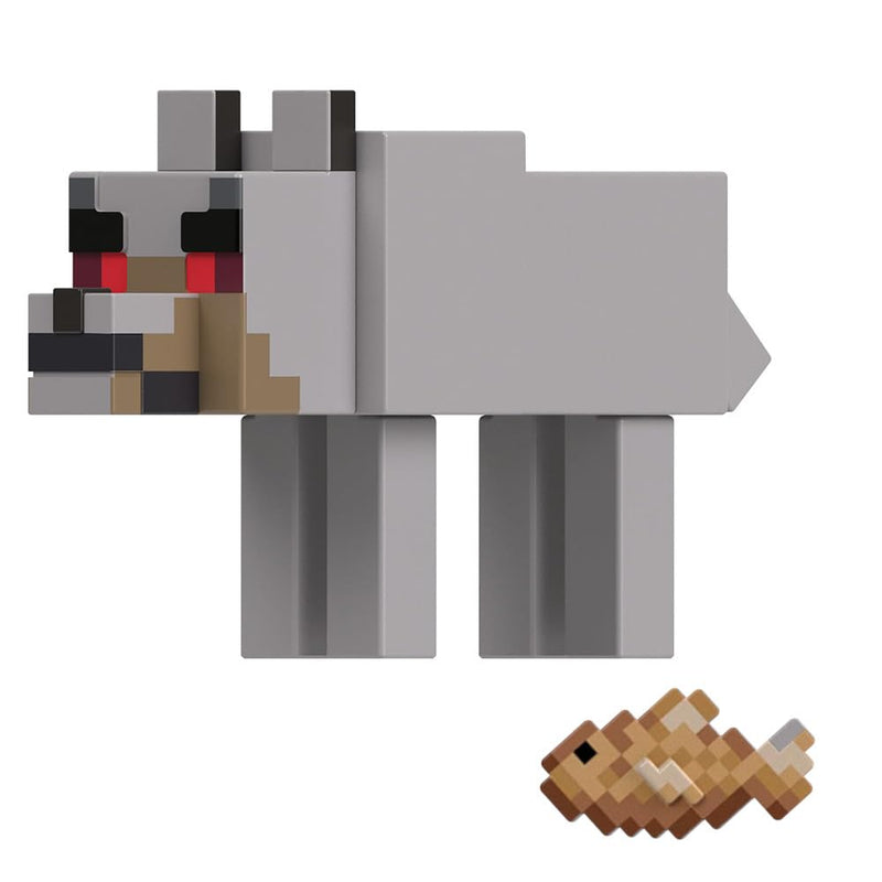 Minecraft 3.25'' Figures - Hostile Wolf Build A Portal