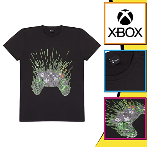 Xbox Controller Boyfriend Fit T-Shirt, Womens, Black, Official Merchandise