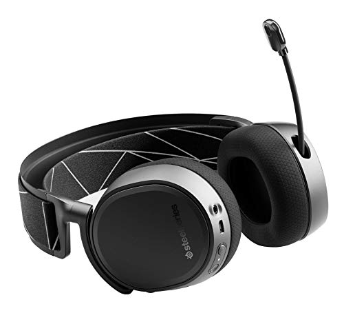 SteelSeries Arctis 9 - Dual Wireless Gaming Headset - Lossless 2.4 GHz Wireless + Bluetooth - 20+ Hour Battery Life - For PC, PlayStation 5 and PS4, Black